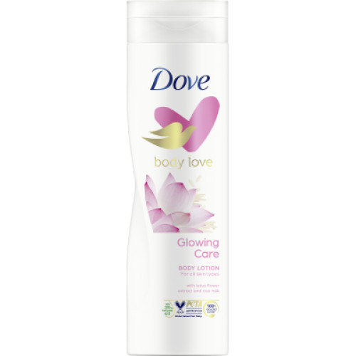 Лосьйон для тіла Dove сяйво з екстрактом квітки лотосу та рисовим молочком 250 мл (8710908777004)