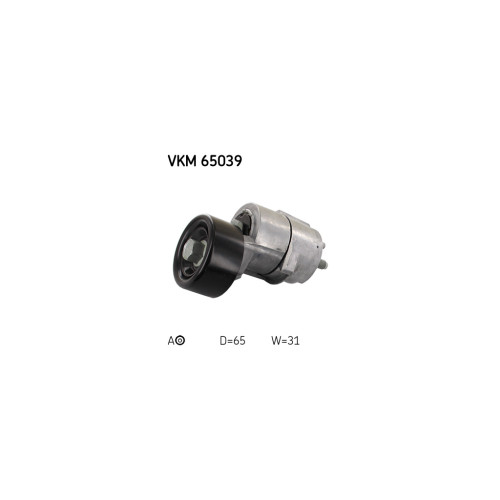 Натягувач ременя з роликом SKF VKM 65039