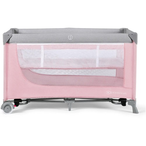 Ліжечко Kinderkraft манеж Leody Pink (5902533917983)