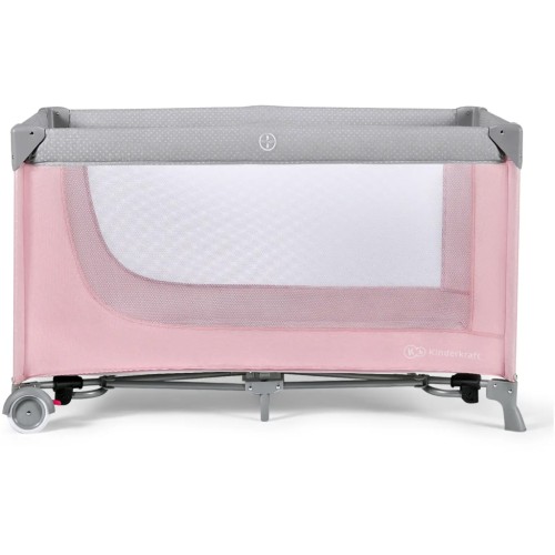 Ліжечко Kinderkraft манеж Leody Pink (5902533917983)