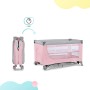 Ліжечко Kinderkraft манеж Leody Pink (5902533917983)