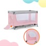 Ліжечко Kinderkraft манеж Leody Pink (5902533917983)