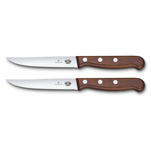 Набір ножів Victorinox Wood Steak Set 2шт Serrate (5.1230.12G)