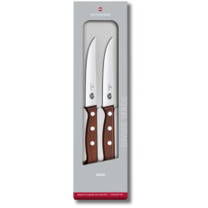 Набір ножів Victorinox Wood Steak Set 2шт Serrate (5.1230.12G)