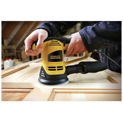 Шліфувальна машина Stanley FatMax, 480W, 4000-12000 об/хв, диск 125 мм, 3,9 кг, кейс (FME440K)