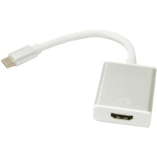 Перехідник Type-C to HDMI F 0.15m PowerPlant (KD00AS1272)