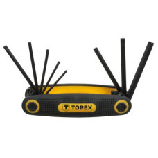 Набір інструментів Topex ключі шестигранні Torx T9-T40, набір 8 шт. (35D959)