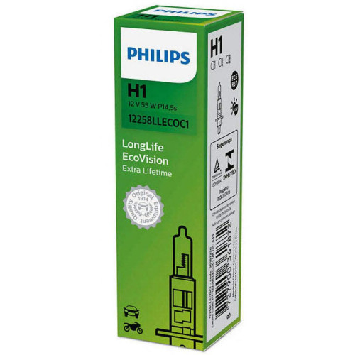 Автолампа Philips галогенова 55W (PS 12258 LLECO C1)