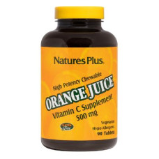 Вітамін Natures Plus Вітамін С, Orange Juice Vitamin C, 500 мг, Nature's Plus, 90 (NTP2465)