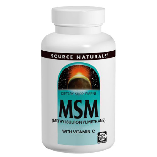 Вітамінно-мінеральний комплекс Source Naturals МСМ 1000мг з вітаміном С, 60 таблеток (SN1288)