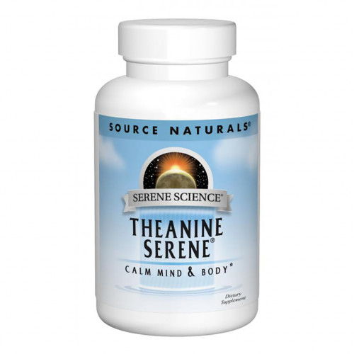 Амінокислота Source Naturals Теанін Серен, Serene Science, 30 таблеток (SN1774)