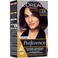 Фарба для волосся L'Oreal Paris Preference 3.12 - Глибокий темно-коричневий (3600522769248)