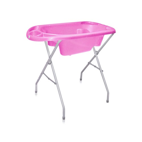 Ванночка Lorelli pink анатомічна+підставка (10130050909)