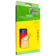 Скло захисне Dengos Full Glue для Xiaomi 11 Lite 5G NE (black) (TGFG-190)