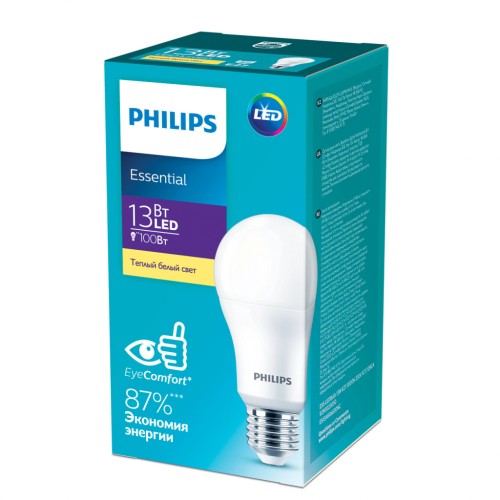 Лампочка Philips ESS LEDBulb 13W 1350lm E27 830 1CT/12RCA (929002305087)