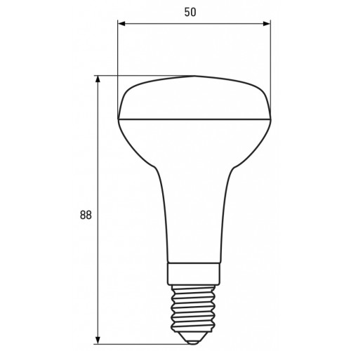 Лампочка Eurolamp LED R50 6W E14 3000K 220V (LED-R50-06142(P))