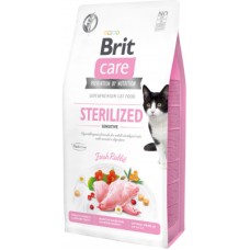 Сухий корм для кішок Brit Care Cat GF Sterilized Sensitive 7 кг (8595602540754)