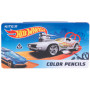 Олівці кольорові Kite Hot Wheels тригранні 12 шт (HW21-058)