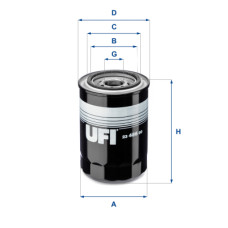 Фільтр масляний UFI 23.486.00