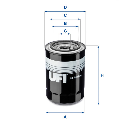 Фільтр масляний UFI 23.486.00