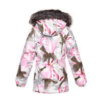 Куртка Huppa LOORE 17970030 рожевий з принтом 158 (4741468975610)
