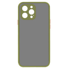 Чохол до мобільного телефона MAKE Apple iPhone 13 Pro Max Frame (Matte PC+TPU) Green (MCMF-AI13PMGN)