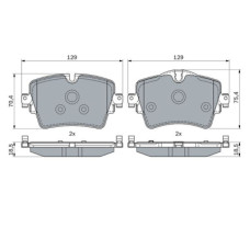 Гальмівні колодки Bosch 0 986 494 940