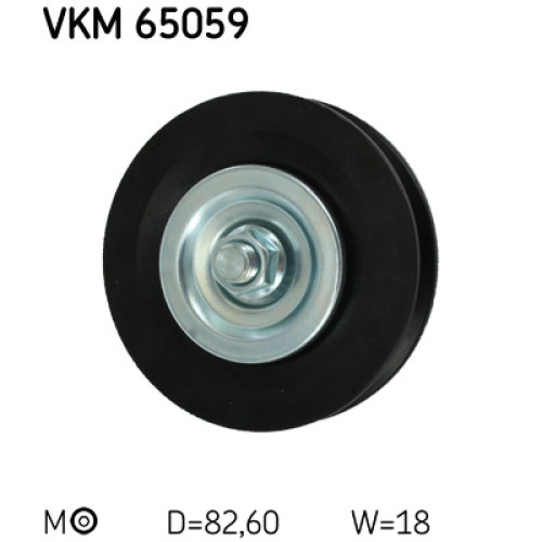 Натягувач ременя з роликом SKF VKM 65059