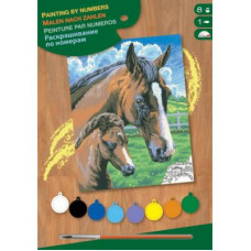 Набір для творчості Sequin Art PAINTING BY NUMBERS JUNIOR Horse and Foal (SA0030)