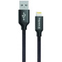 Дата кабель USB 2.0 AM to Lightning 1.0m black ColorWay (CW-CBUL004-BK)