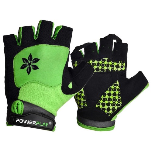 Велорукавиці PowerPlay Women 5284 Green XS (5284B_XS_Green)