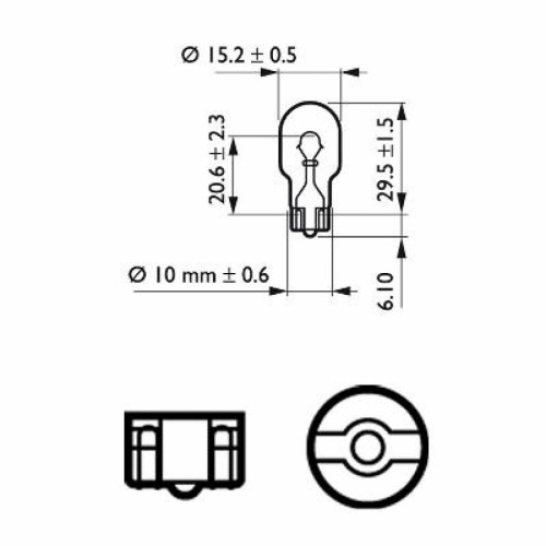 Автолампа Philips 16W (12067 B2)