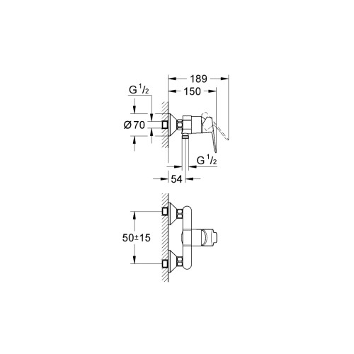 Змішувач Grohe BauLoop (23340000)