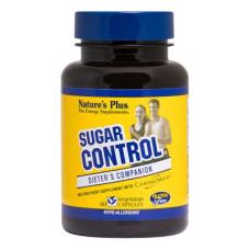 Вітамінно-мінеральний комплекс Natures Plus Блокатор Сахара, Sugar Control, 60 гелевих капсул (NTP4711)