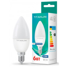 Лампочка TITANUM C37 6W E14 3000K (TLС3706143)