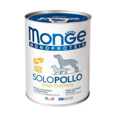 Консерви для собак Monge Dog Solo 100% курка 400 г (8009470014212)