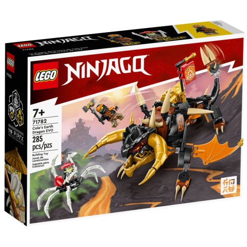 Конструктор LEGO Ninjago Земляний дракон Коула EVO 285 деталей (71782)