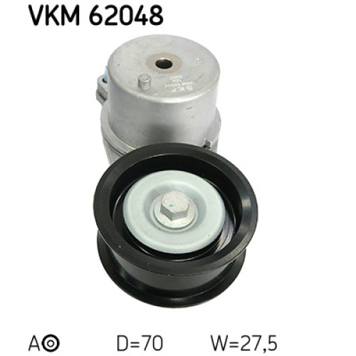 Ролик натягувача ременя SKF VKM 62048