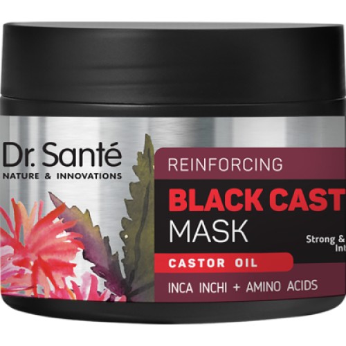 Маска для волосся Dr. Sante Black Castor Oil 300 мл (8588006040463)