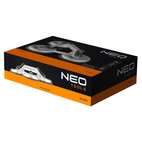 Присоска Neo Tools потрійна 120 мм, 150 кг. (56-803)
