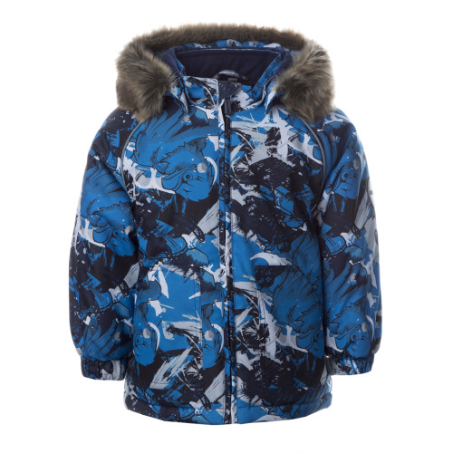 Куртка Huppa VIRGO 17210030 синій з принтом 86 (4741468926797)