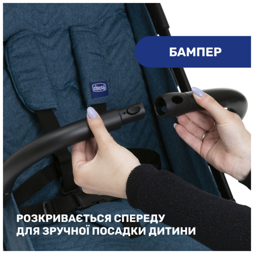 Коляска Chicco Trolley Me синя (79865.58)