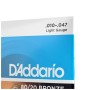 Струни для гітари D'Addario 80/20 Bronze Regular Light 12-String (10-47) (EJ36)