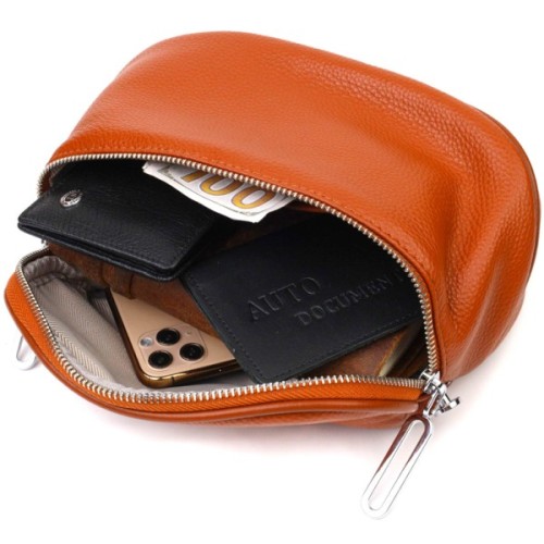 Сумка Vintage З натуральної шкіри Руда (22112)