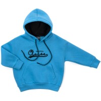 Кофта дитяча Cloise худи флісова (CL0115006-140-blue)