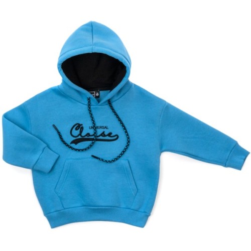 Кофта дитяча Cloise худи флісова (CL0115006-140-blue)