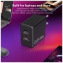 Блок живлення до ноутбуку Lenovo Dual USB-C 65W GaN Charger (40AW065BEU)