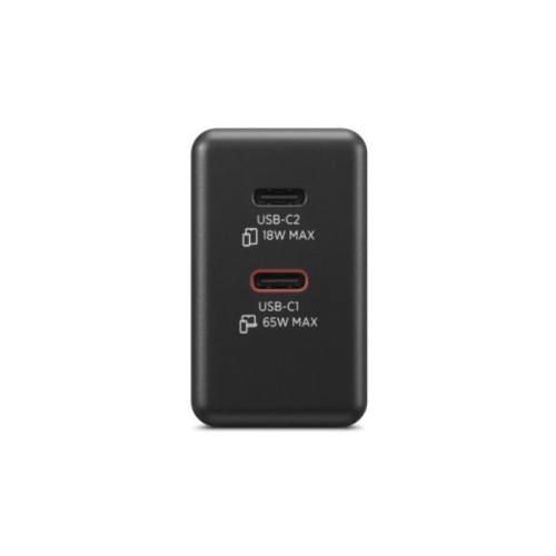 Блок живлення до ноутбуку Lenovo Dual USB-C 65W GaN Charger (40AW065BEU)