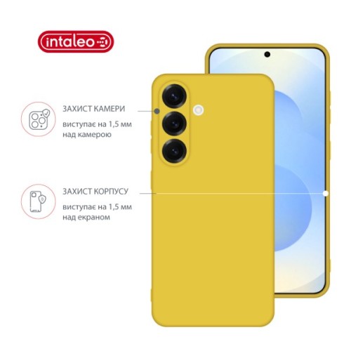 Чохол до мобільного телефона Intaleo Silicone Samsung Galaxy S25 Plus Yellow (1283126616822)