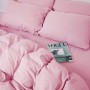 Постільна білизна MirSon 008 Pink Фланель 143х210 Полуторний (2200009651137)